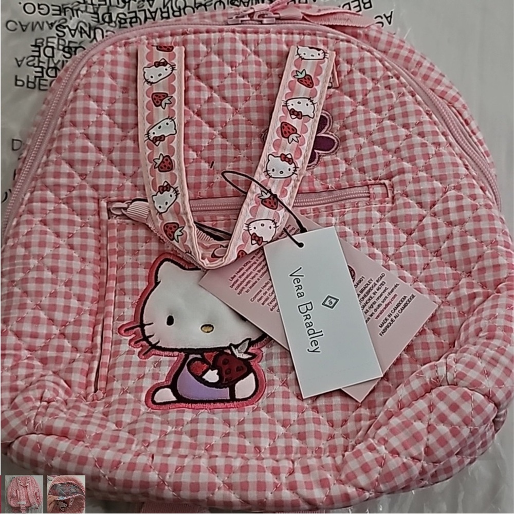 Vera Bradley hello kitty mini backpack